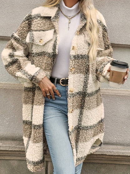 VICTORIA | Soft Plaid Coat