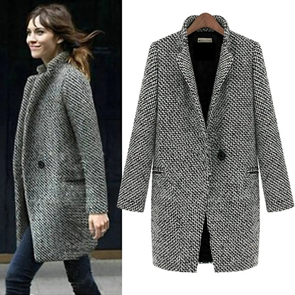 KIARA | Textured Long Coat